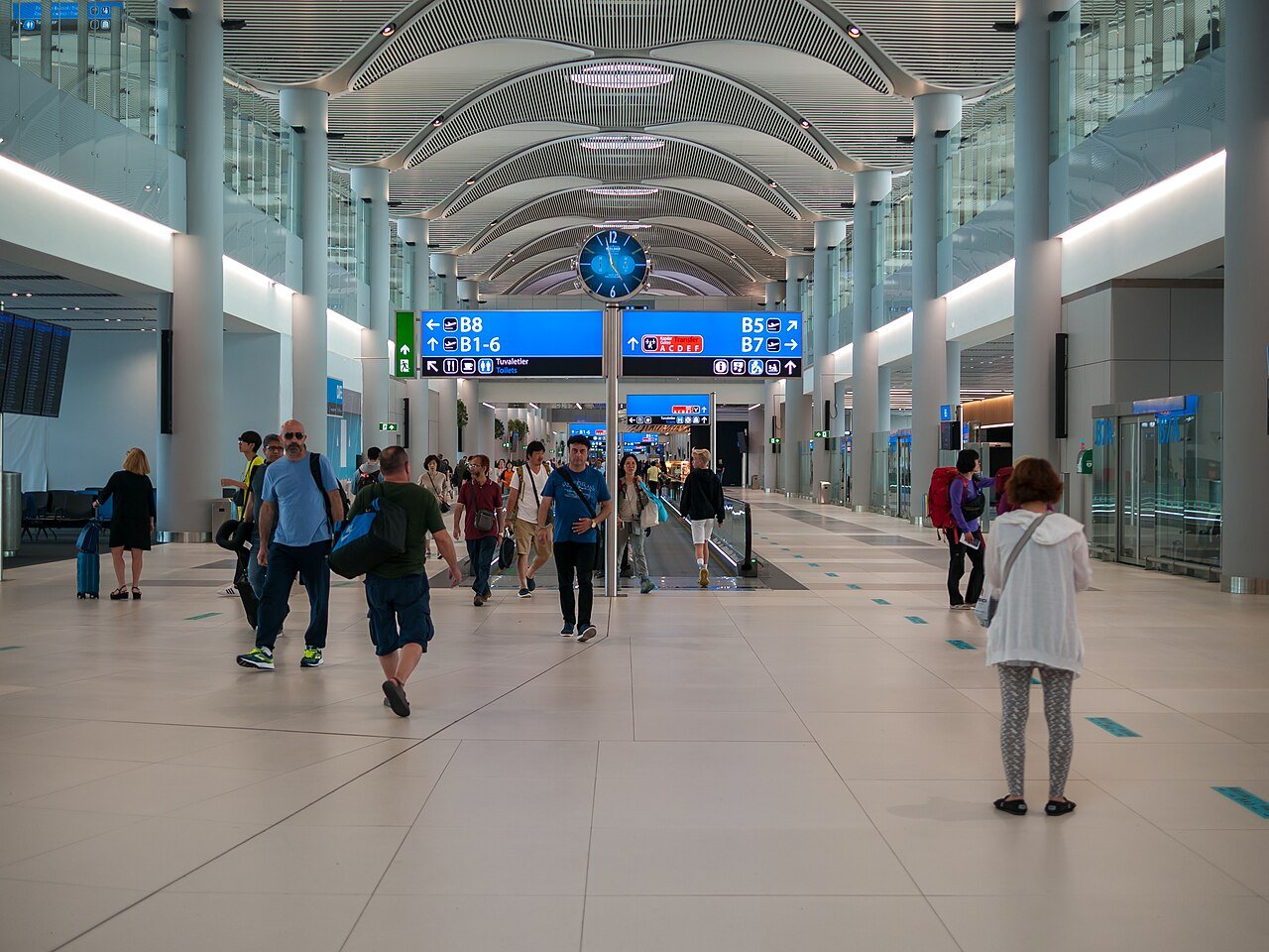 Az isztambuli repülőtér terminálja